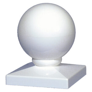 A cap for fencing featuring a large ball.