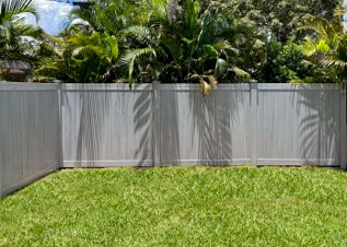 gray-privacy Gray privacy fence by Gardner Fence